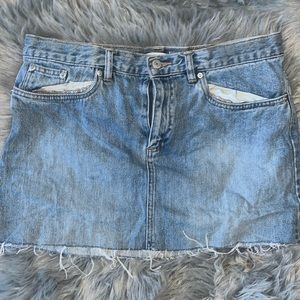 OLD NAVY Distressed Denim Mini Skirt